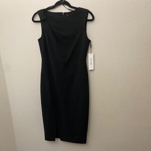 Calvin Klein NWT Sleeveless Black Cocktail Dress Size 6